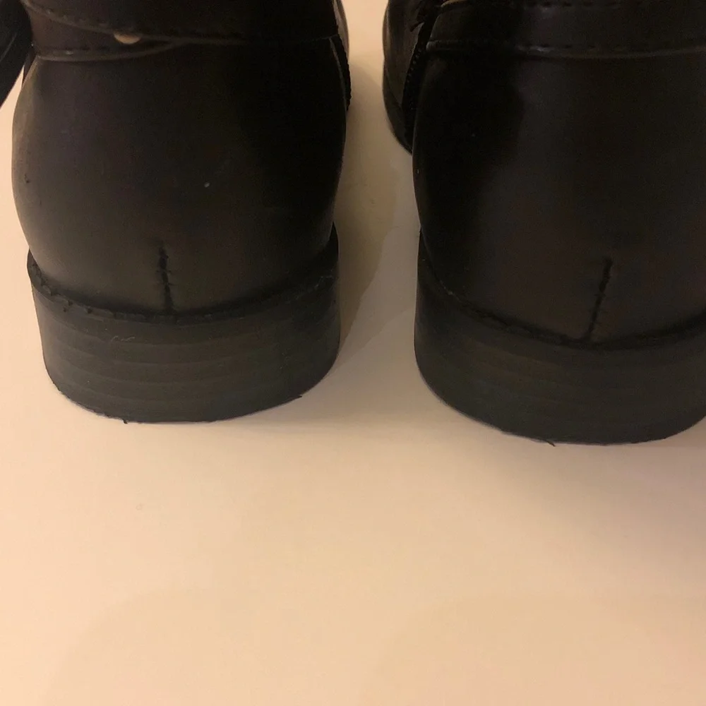 Michael Kors Black Quilted Moto Boots